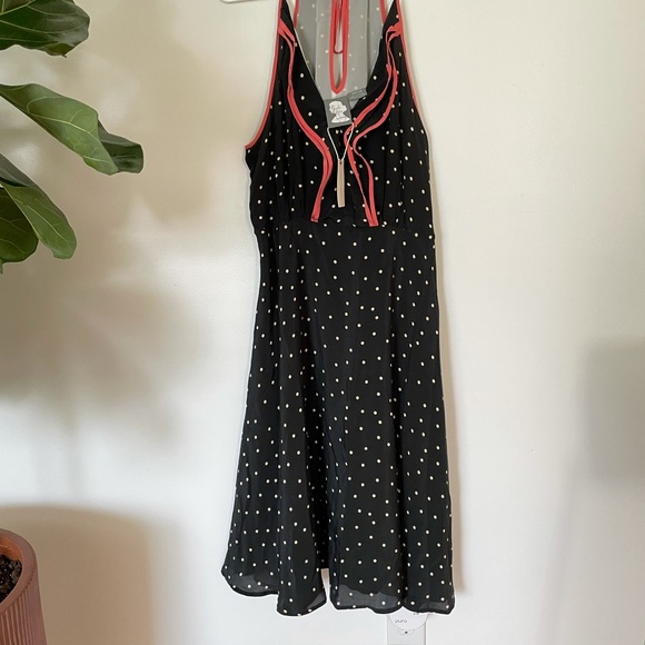 Anthropologie Polka Dot Retro Romantic Dress 14 - Picture 7 of 12